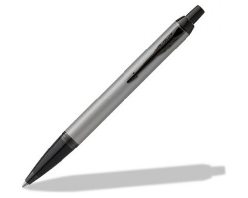 BOLÍGRAFO IM CUERPO GRIS MATE/ADORNOS NEGROS MEDIUM PARKER 2127752 (Espera 4 dias)