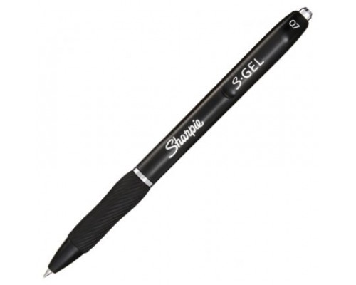 Sharpie S-Gel Bolígrafo de gel de punta retráctil Negro 12 pieza(s) (MIN12) (Espera 4 dias)