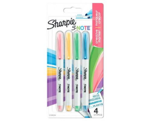 Sharpie 2138234 marcador permanente Multicolor 4 pieza(s) (Espera 4 dias)