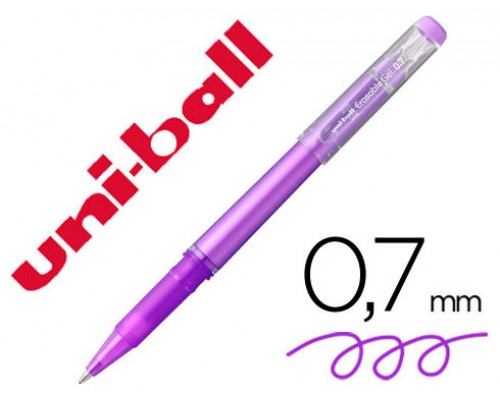 ROLLER GEL BORRABLE UF-222 0,7 MM. VIOLETA UNI-BALL 233809000 (MIN12) (Espera 4 dias)