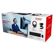 Pack Tec Mouse Headset Y Webcam Trust Bundle  Headset