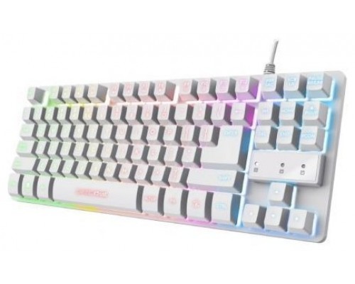 TECLADO TRUST GXT833W THADO TKL WH