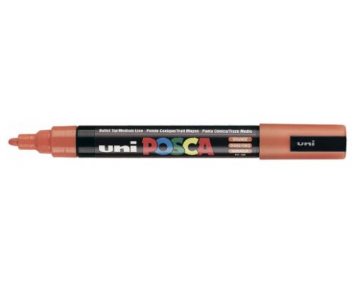 MARCADOR PC-5M POSCA 1.8-2.5MM NARANJA UNI-BALL 286542000 (MIN6) (Espera 4 dias)