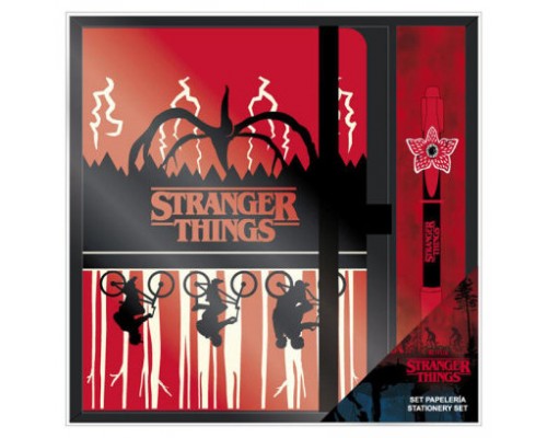 SET DE PAPELERÍA Y BOLÍGRAFO STRANGER THINGS CERDÁ 2700000873 (Espera 4 dias)