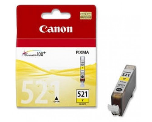 CARTUCHO TINTA AMARILLO CANON CLI521Y (Espera 4 dias)