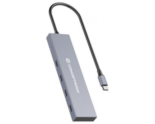 Hub Usb 3.2 Conceptronic Hubbies14g 4 Puertos Usb-c