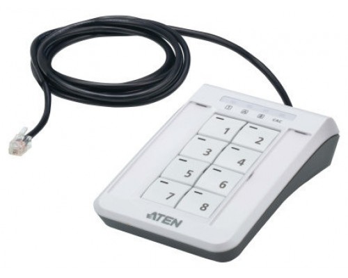 ATEN 2XRT-0021G otro dispositivo de entrada Teclado RJ-11 Negro, Gris, Blanco (Espera 4 dias)