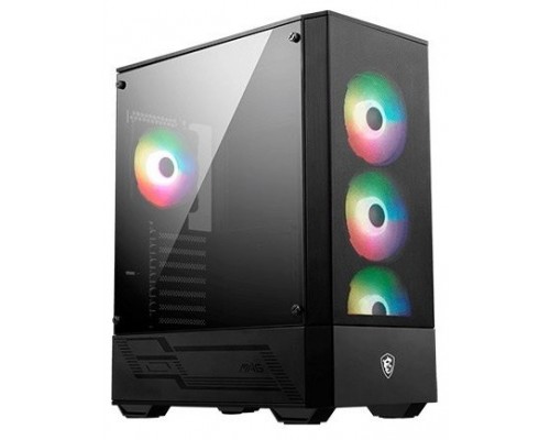 MSI MAG FORGE 112R carcasa de ordenador Midi Tower Negro, Transparente (Espera 4 dias)