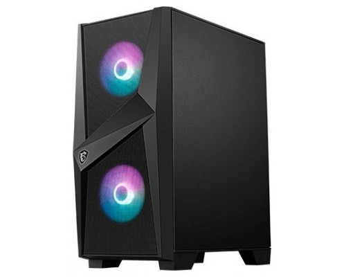 MSI MAG FORGE M100R carcasa de ordenador Midi Tower Negro, Transparente (Espera 4 dias)