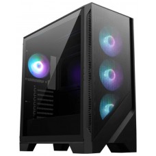 MSI MAG FORGE 320R AIRFLOW carcasa de ordenador Micro Torre Negro, Transparente (Espera 4 dias)