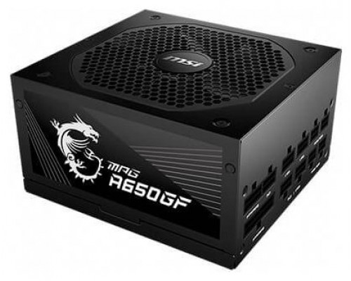 MSI MPG A650GF unidad de fuente de alimentación 650 W 24-pin ATX ATX Negro (Espera 4 dias)