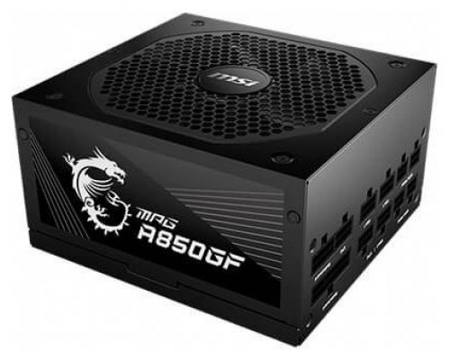 MSI MPG A850G PCIE5 unidad de fuente de alimentación 850 W 24-pin ATX ATX Negro (Espera 4 dias)