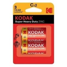 PILAS C LR14 KODAK EXTRA HEAVY DUTY ZINC PACK 2