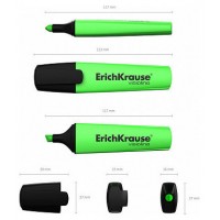 FLUORESCENTE VISIOLINE V-12, COLOR: VERDE ERICH KRAUSE 32497 (MIN10) (Espera 4 dias)