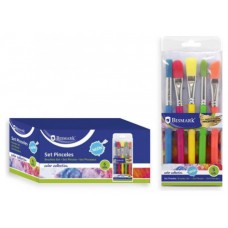 SET 5 BROCHAS NEON ESPECIAL PINTURA ARTISTICA BISMARK 327028 (Espera 4 dias)