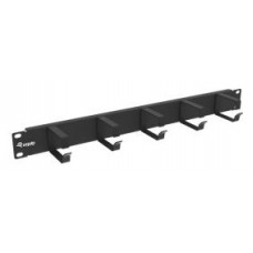 PANEL ORGANIZADOR DE CABLES COLOR NEGRO 1U