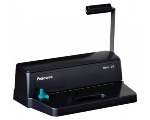 Fellowes Metal 25 Click binding machine 450 hojas Negro, Gris (Espera 4 dias)