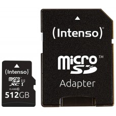 Intenso 3423493 Micro SD UHS-I Premium 512G c/adap