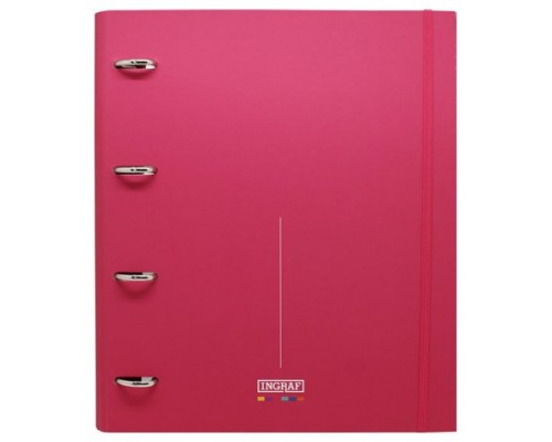 Ingraf 350760 carpeta de cartón A4 Rosa (Espera 4 dias)