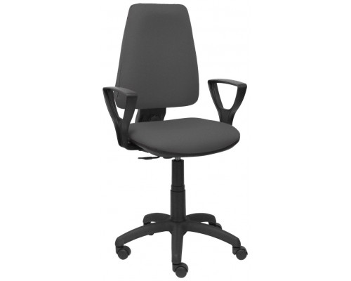 PIQUERAS Y CRESPO Silla Elche CP bali gris oscuro brazos fijos