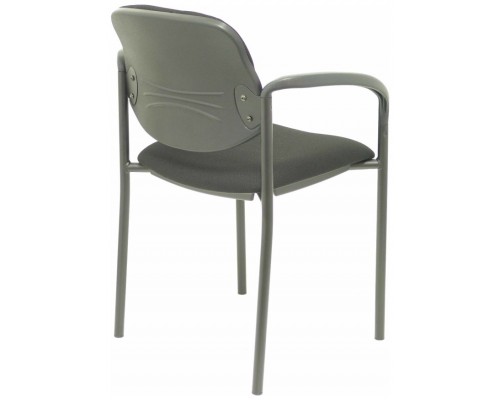 PIQUERAS Y CRESPO NOWY STYL Silla fija Styl bali negro chasis negro con brazos