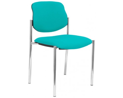 PIQUERAS Y CRESPO NOWY STYL Silla fija Styl bali turquesa chasis cromo