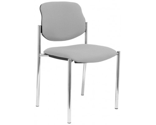 PIQUERAS Y CRESPO NOWY STYL Silla fija Styl bali gris chasis cromo