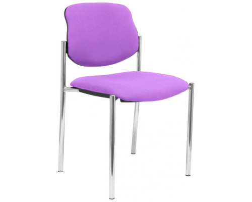 PIQUERAS Y CRESPO NOWY STYL Silla fija Styl bali lila chasis cromo