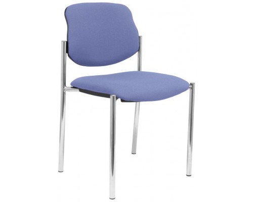 PIQUERAS Y CRESPO NOWY STYL Silla fija Styl bali azul claro chasis cromo