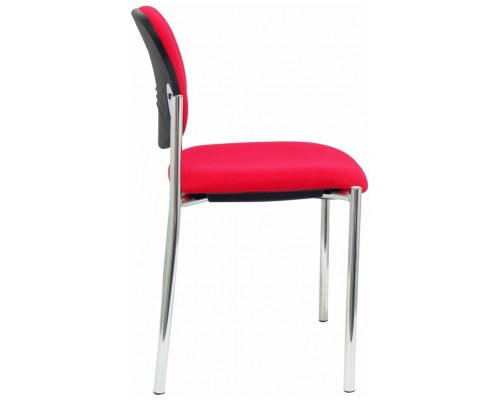 PIQUERAS Y CRESPO NOWY STYL Silla fija Styl bali rojo chasis cromo
