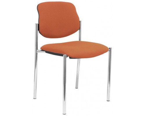 PIQUERAS Y CRESPO NOWY STYL Silla fija Styl bali marron chasis cromo