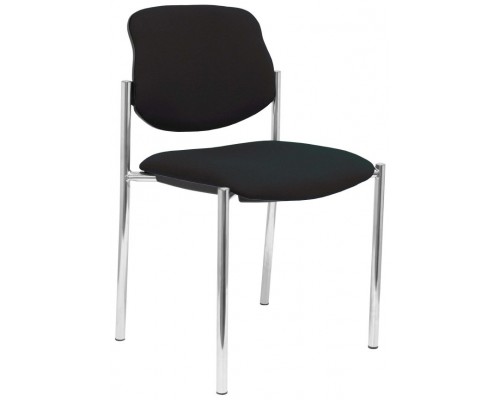 PIQUERAS Y CRESPO NOWY STYL Silla fija Styl bali negro chasis cromo