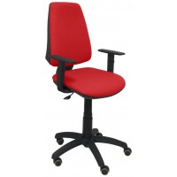 PIQUERAS Y CRESPO Silla Elche CP bali rojo brazos regulables ruedas de parque