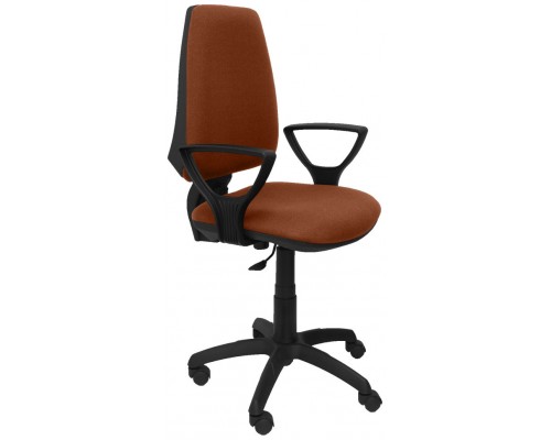 PIQUERAS Y CRESPO Silla Elche CP bali marron brazos fijos