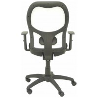 PIQUERAS Y CRESPO Silla Jorquera malla blanca asiento bali negro