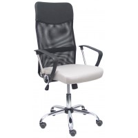 PIQUERAS Y CRESPO FOROL Silla Gontar respaldo malla negro asiento gris claro