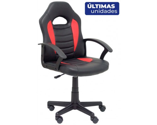 PIQUERAS Y CRESPO Silla juvenil gaming Mohedas similpiel negro y rojo ¡Ultimas unidades!!