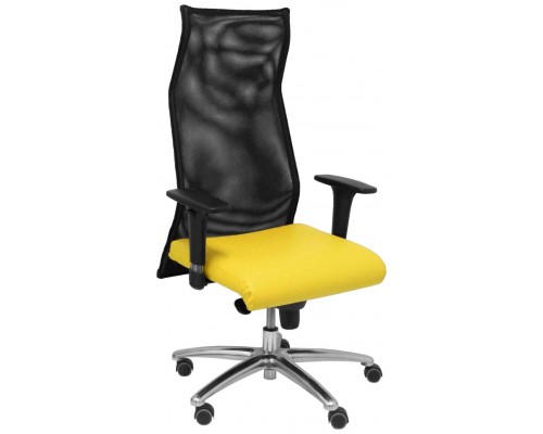 PIQUERAS Y CRESPO Sillon Sahuco similpiel amarillo