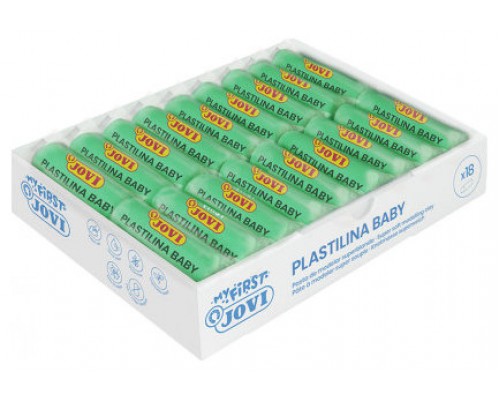 MY FIRST PLASTILINA BABY CAJA 18 PASTILLAS PASTA PARA MODELAR SÚPER BLANDA 38 G VERDE  NEW JOVI 37010 (Espera 4 dias)