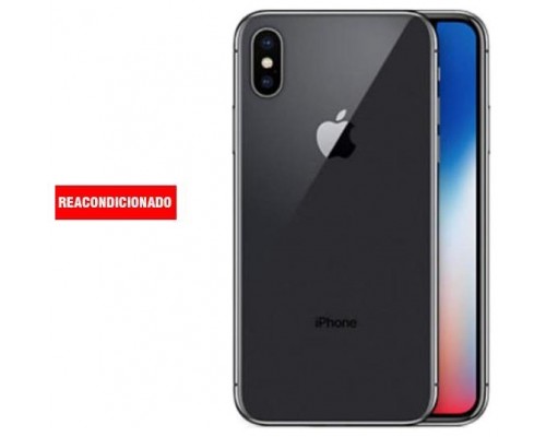 APPLE iPHONE X 256GB SPACE GREY REACONDICIONADO GRADO B (Espera 4 dias)