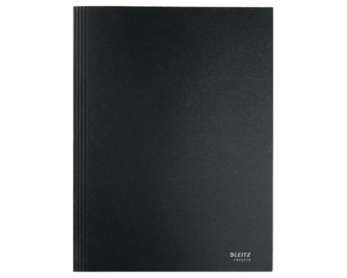 CARPETA CARTON 3 SOLAPAS A4 RECYCLE 100% NEGRO LEITZ 39060095 (Espera 4 dias)