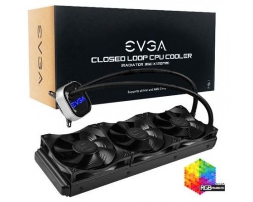 REFRIGERADOR LIQUIDO CPU EVGA CLC 360MM RGB LED CPU