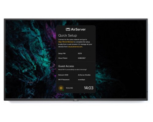 NEC MultiSync ME501 Pantalla plana para señalización digital 127 cm (50") VA Wifi 400 cd / m² Negro 18/7 (Espera 4 dias)
