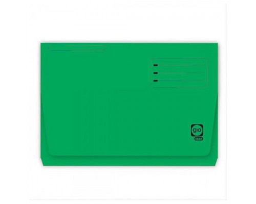 SUBCARPETA CON BOLSA Y SOLAPA INTENSAS 320 GRS FOLIO COLOR VERDE GIO 400040685 (MIN25) (Espera 4 dias)