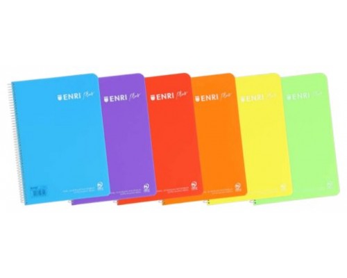 ENRI Plus cuaderno y block 80 hojas Colores surtidos (MIN5) (Espera 4 dias)