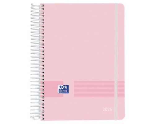 AGENDA 2025 LIVE&GO A5 15X21CM DIA PAGINA COLORES PASTEL SURTIDOS OXFORD 400190004 (Espera 4 dias)