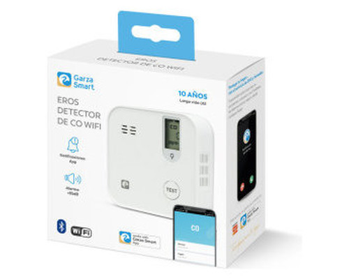 DETECTOR DE SEGURIDAD DE CO SMART WIFI GARZA 401705C (Espera 4 dias) DETECTOR DE SEGURIDAD DE CO SMART WIFI GARZA 401705C (Espera 4 dias)