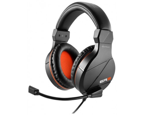 AURICULARES GAMING SHARKOON RUSH ER3 NEGRO MICROFONO ALAMBRICO