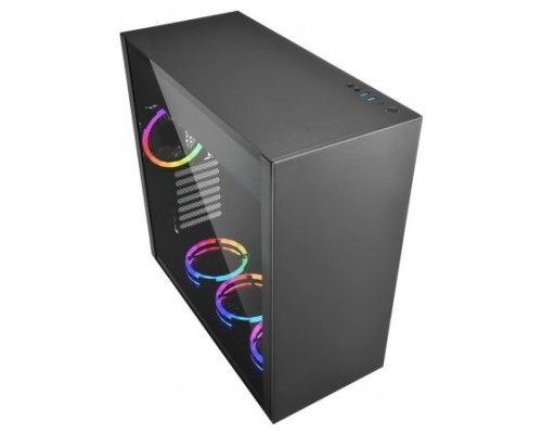 CAJA SHARKOON PURE STEEL ATX 2XUSB3.0 SIN FUENTE RGB