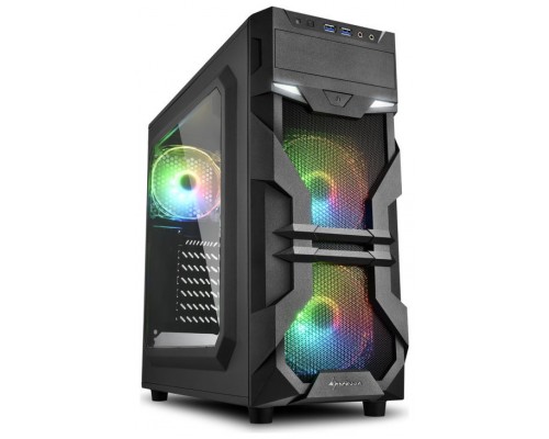 CAJA SHARKOON VG7-W ATX 2XUSB3.0 2XUSB2.0 SIN FUENTE RGB